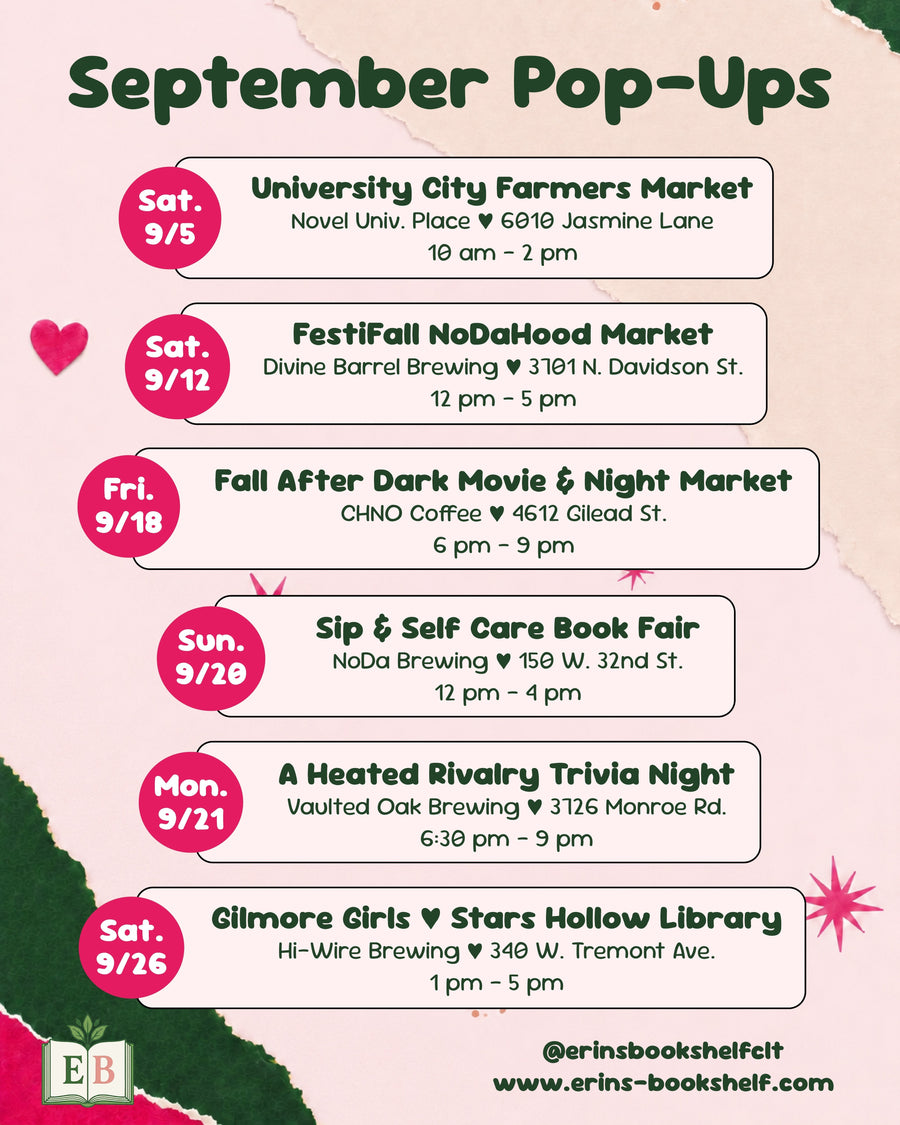 September Is for Pop-Ups: Where to Find Erin’s Bookshelf This Month