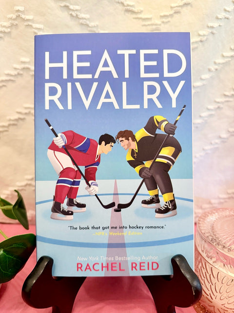 Heated Rivalry by Rachel Reid paperback book cover