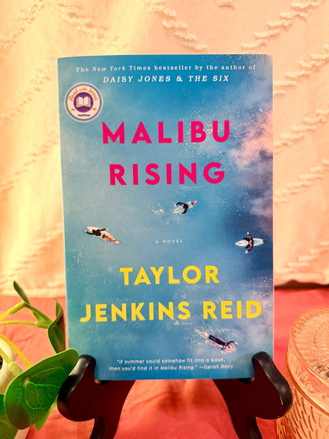Malibu Rising by Taylor Jenkins Reid paperback book cover