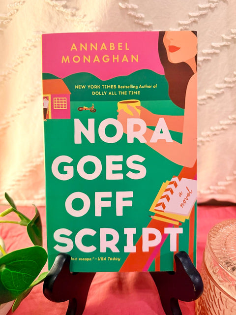 Nora Goes Off Script by Annabel Monaghan paperback book cover