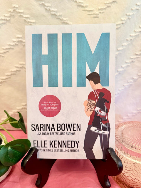 Him by Sarina Bowen and Elle Kennedy paperback book cover