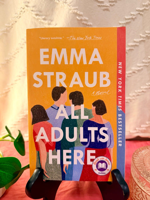 All Adults Here by Emma Straub paperback book cover
