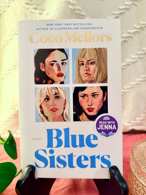 Blue Sisters by Coco Mellors paperback book cover