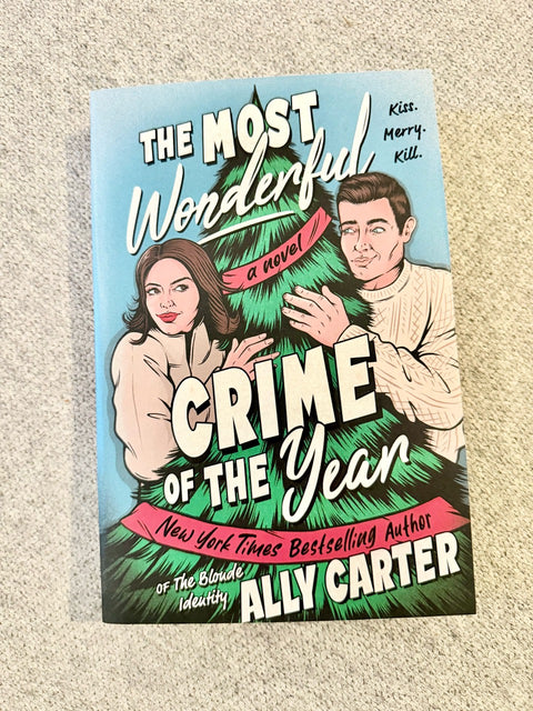The Most Wonderful Crime of the Year by Ally Carter paperback book cover