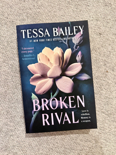 Broken Rival by Tessa Bailey paperback book cover