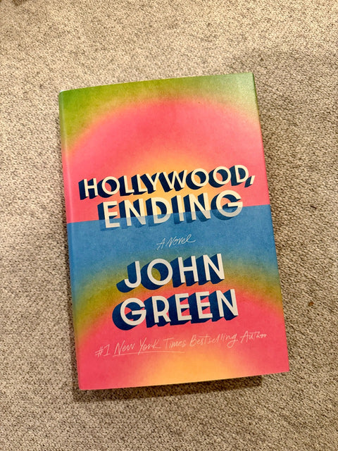 Hollywood, Ending by John Green hardcover book cover