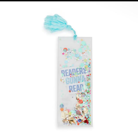 Book Club “Readers Gonna Read” Confetti Bookmark
