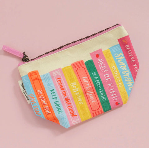 Affirmations Books Canvas Pouch