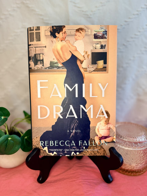 Family Drama by Rebecca Fallon hardcover book cover