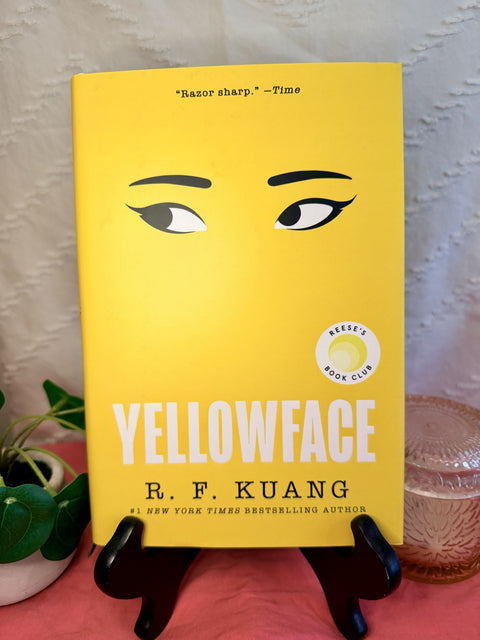 Yellowface by R.F. Kuang hardcover book cover