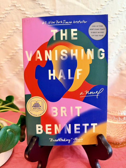 The Vanishing Half by Brit Bennett paperback book cover