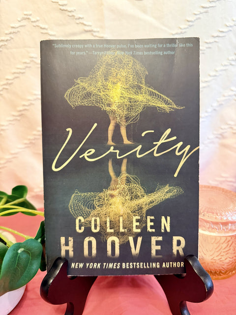 Verity by Colleen Hoover paperback book cover