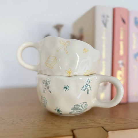 Bows and Books Mug