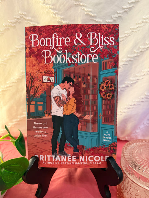 Bonfire & Bliss Bookstore by Brittanée Nicole paperback book cover