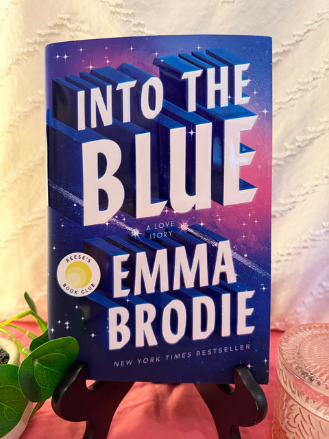 Into the Blue by Emma Brodie hardback book cover